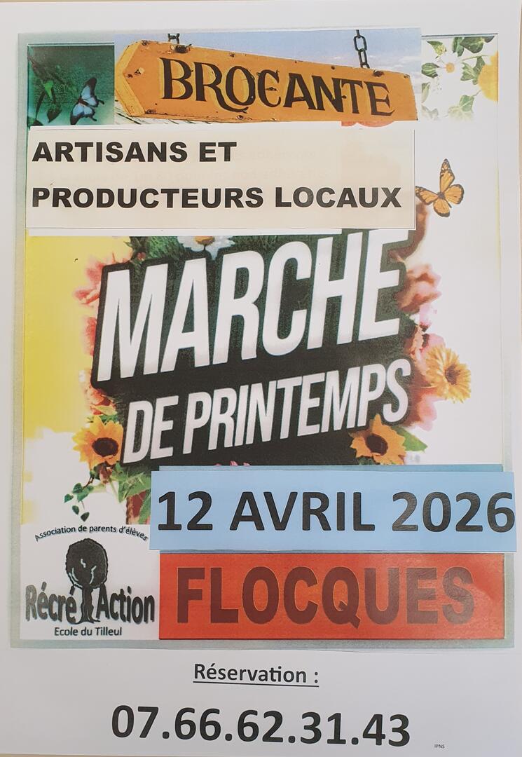 041226 - FLOCQUES - Marché de printemps