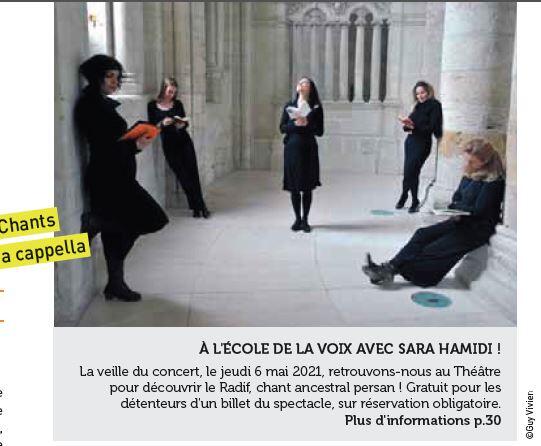 050621 - EU - A l'école de la voix avec Sara Hamidi