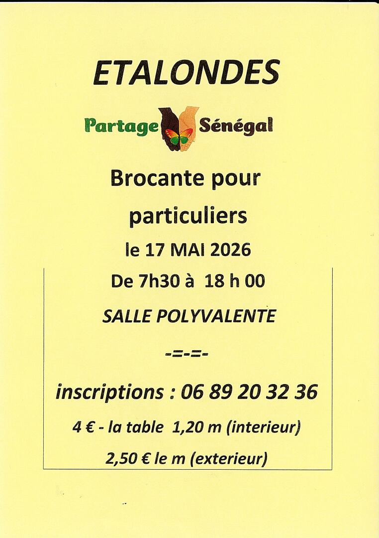 051726 - ETALONDES - Brocante