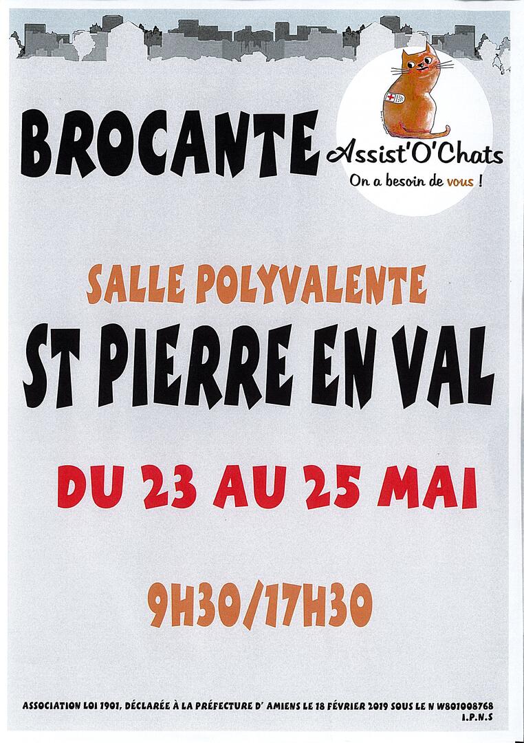 052326 - ST PIERRE EN VAL - brocante