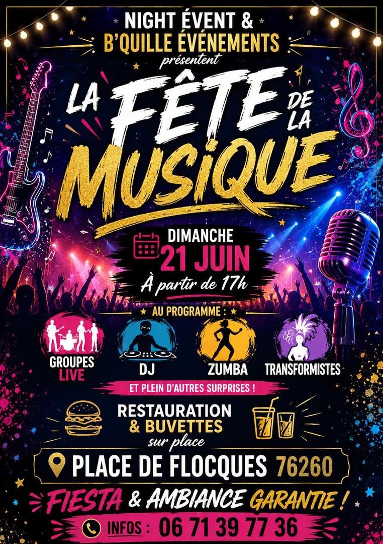062126 - FLOCQUES - Fête de la musique