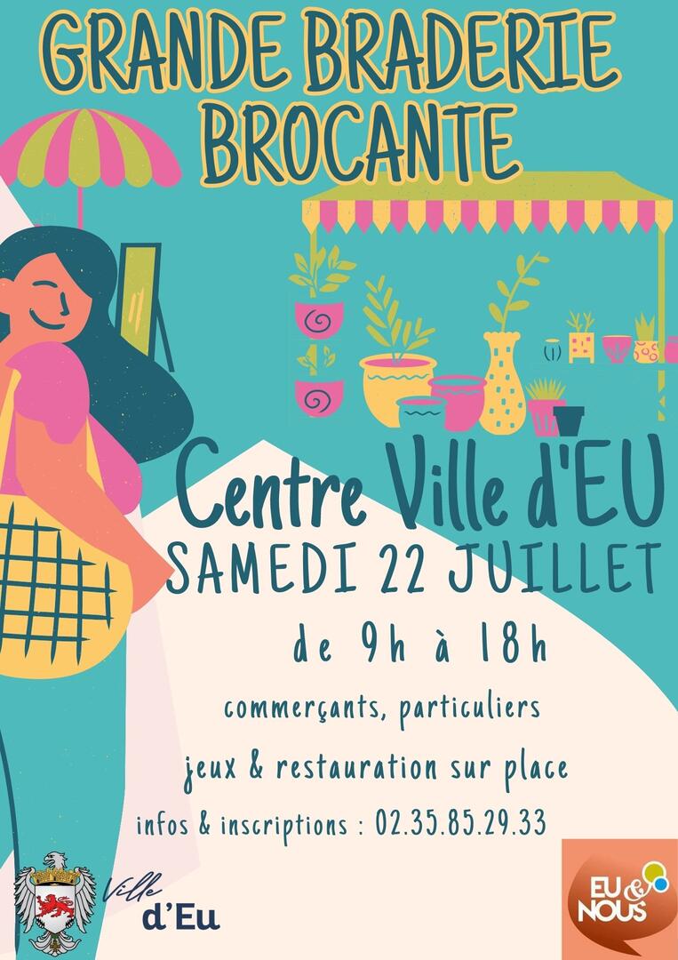 Colorful Illustrative Street Market Flyer - 1