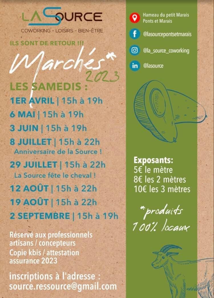 090223 - PONTS-ET-MARAIS - Marchés