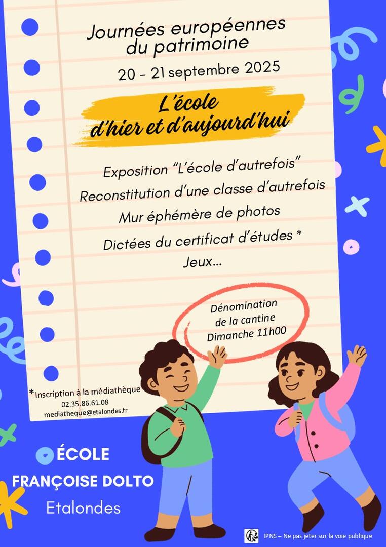 092125 - ETALONDES - Exposition L'école d'autrefois