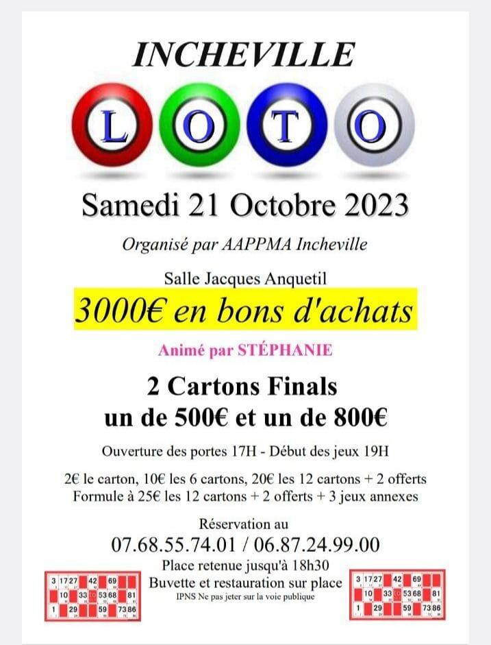 102123 - INCHEVILLE - Loto