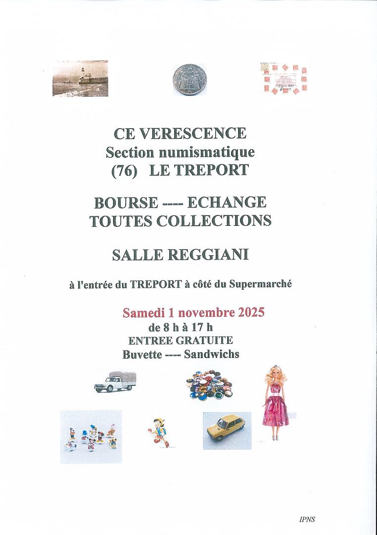 110125 - LE TREPORT - bourse toutes collections