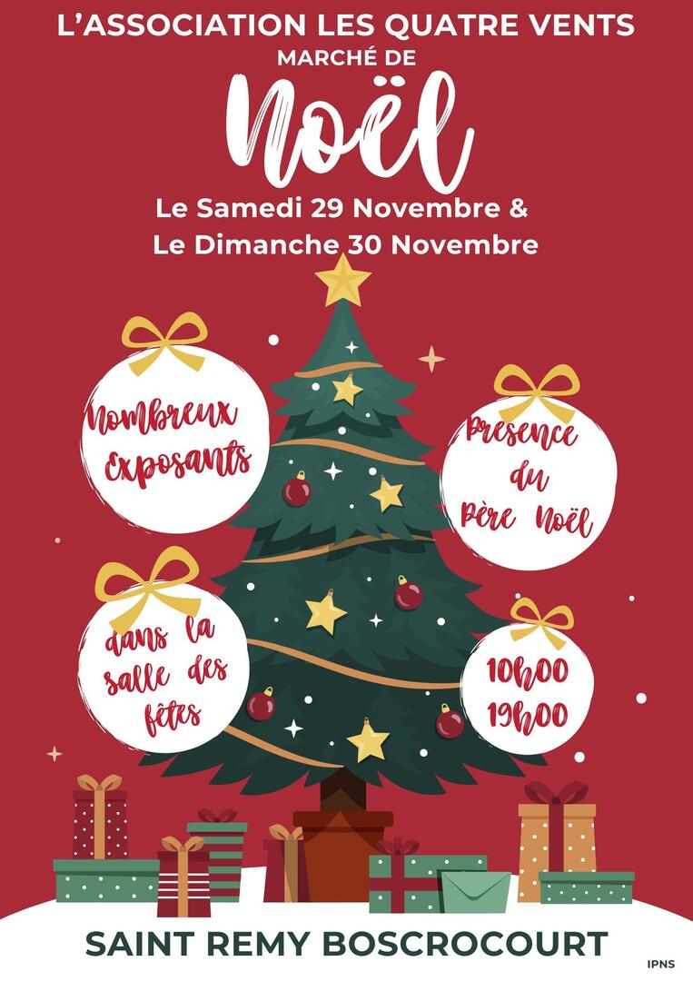 113025 - SAINT-REMY-BOSCROCOURT - Marché de Noël