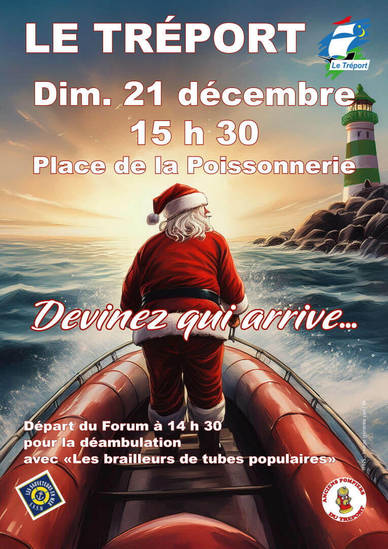 122125 - LE TREPORT - Arrivée du Père Noël