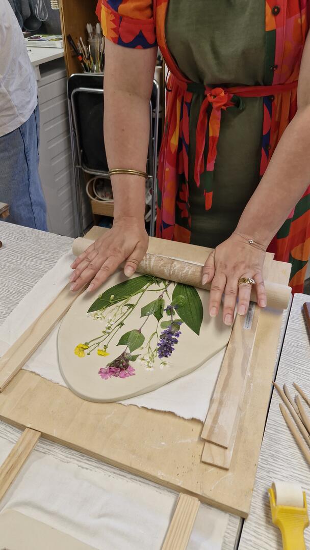 Atelier dessous de plat en porcelaine