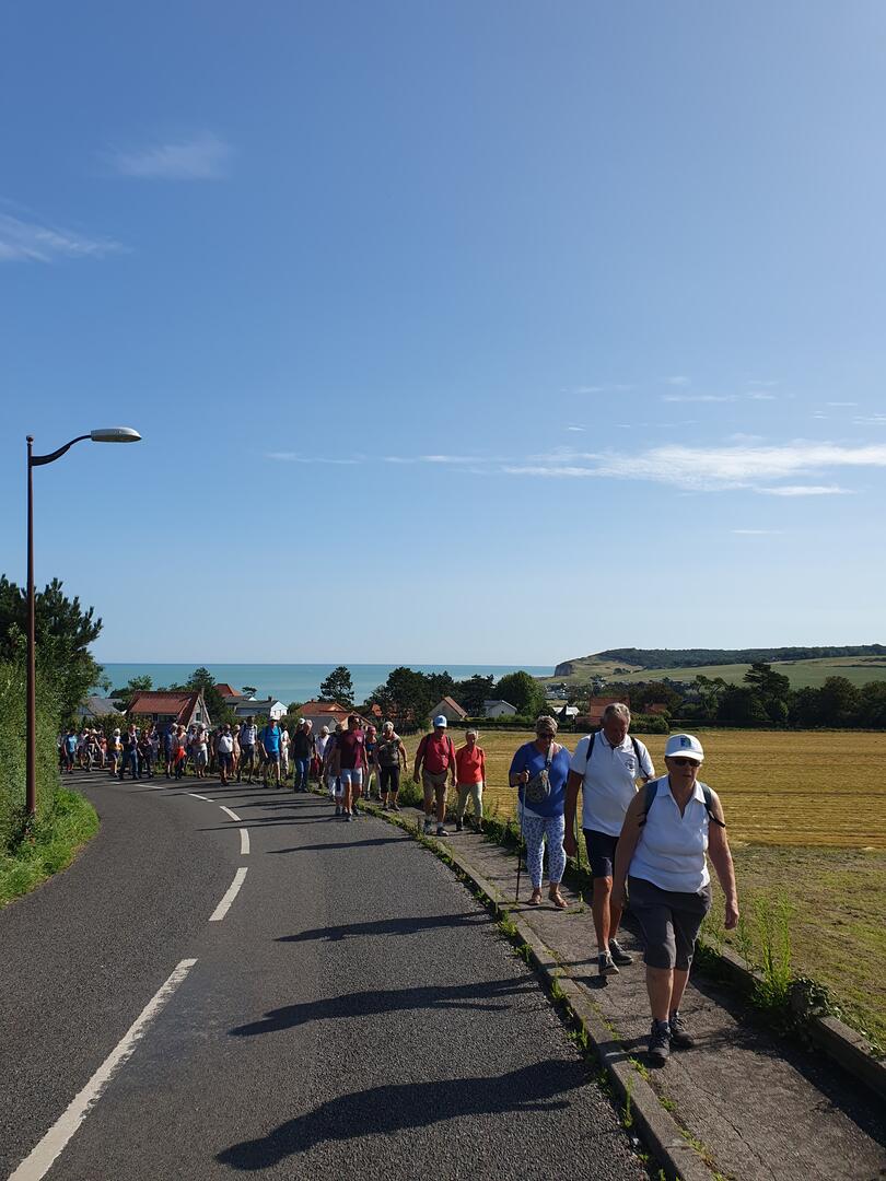 rando sur les hauteurs de Quiberville