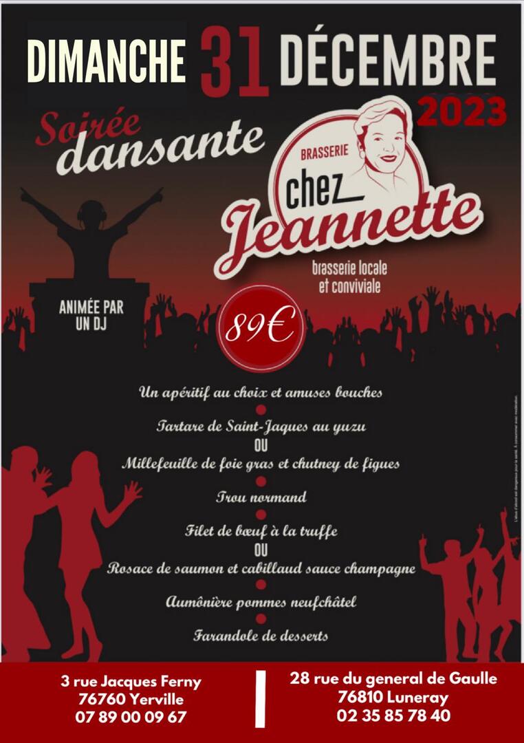soirée réveillon