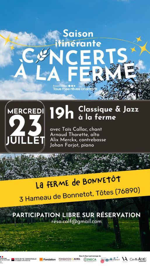 Concerts à la Ferme