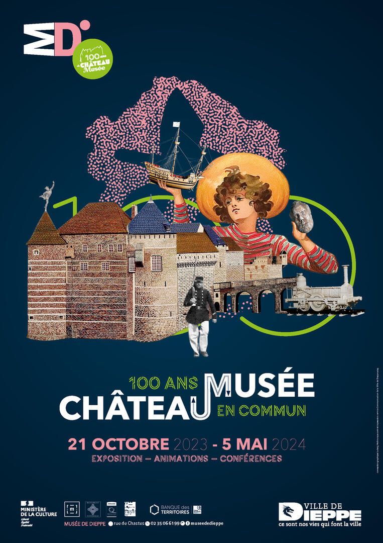A3 - 100 ans du château-musée 2023 -01_decaux_bleu nuit