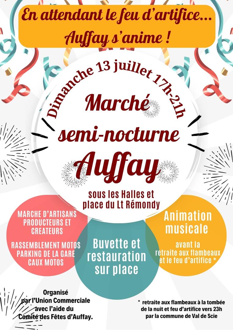 Affiche Évènement Fête du Village
