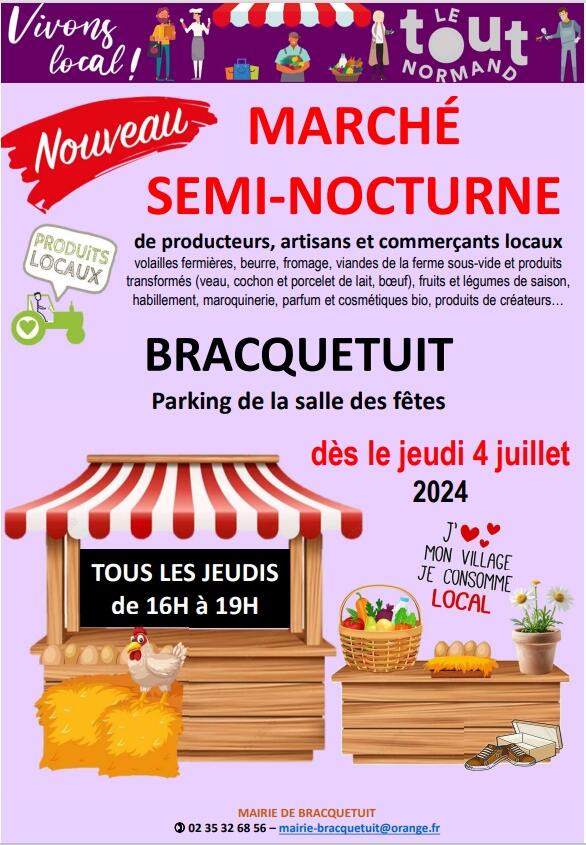 Affiche démarrage marché
