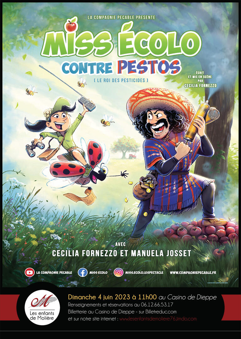 Affiche Miss Ecolo contre Pestos