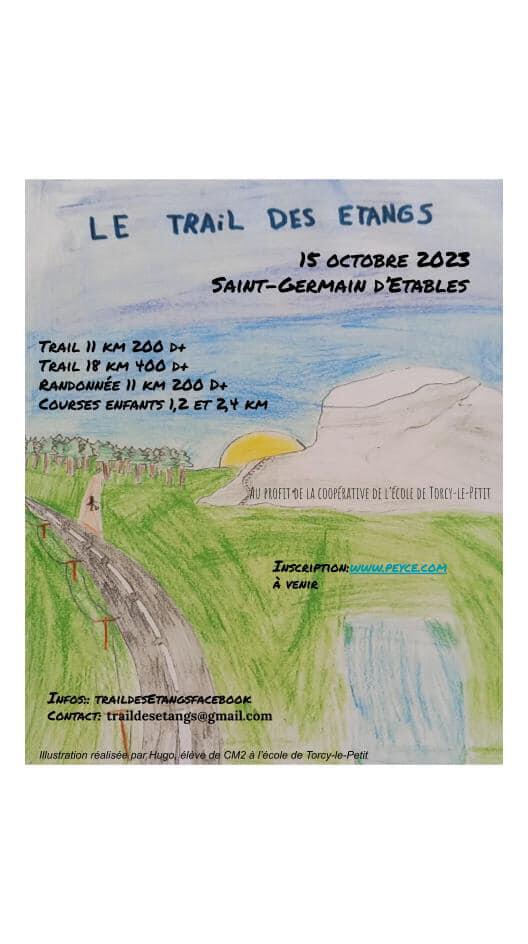 Affiches Trail des étangs Hugo