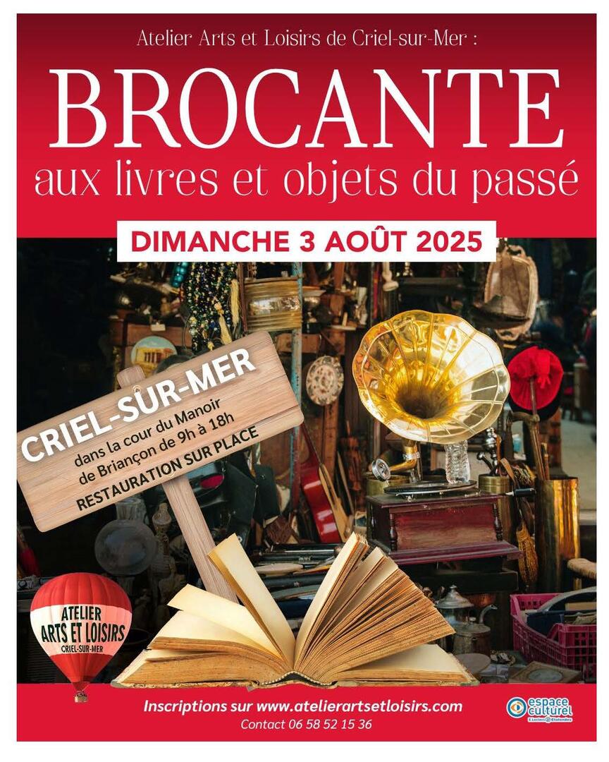 Brocante aux livres et objets du passé