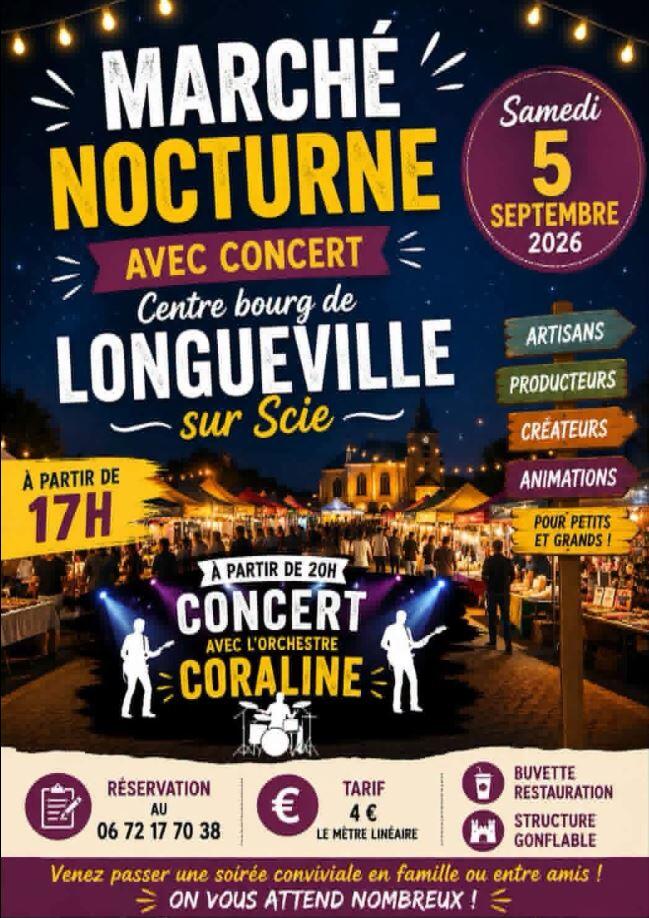Affiche Marché nocturne