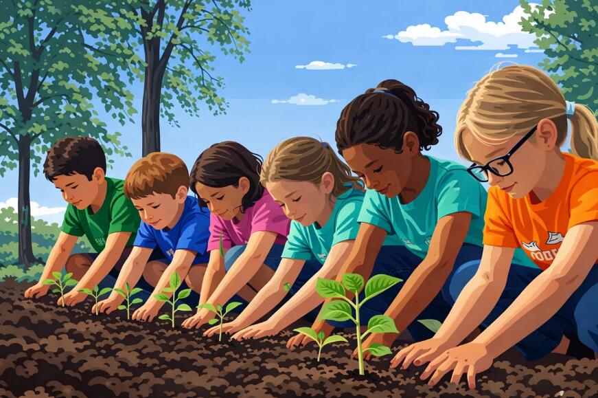 Jardinage enfants