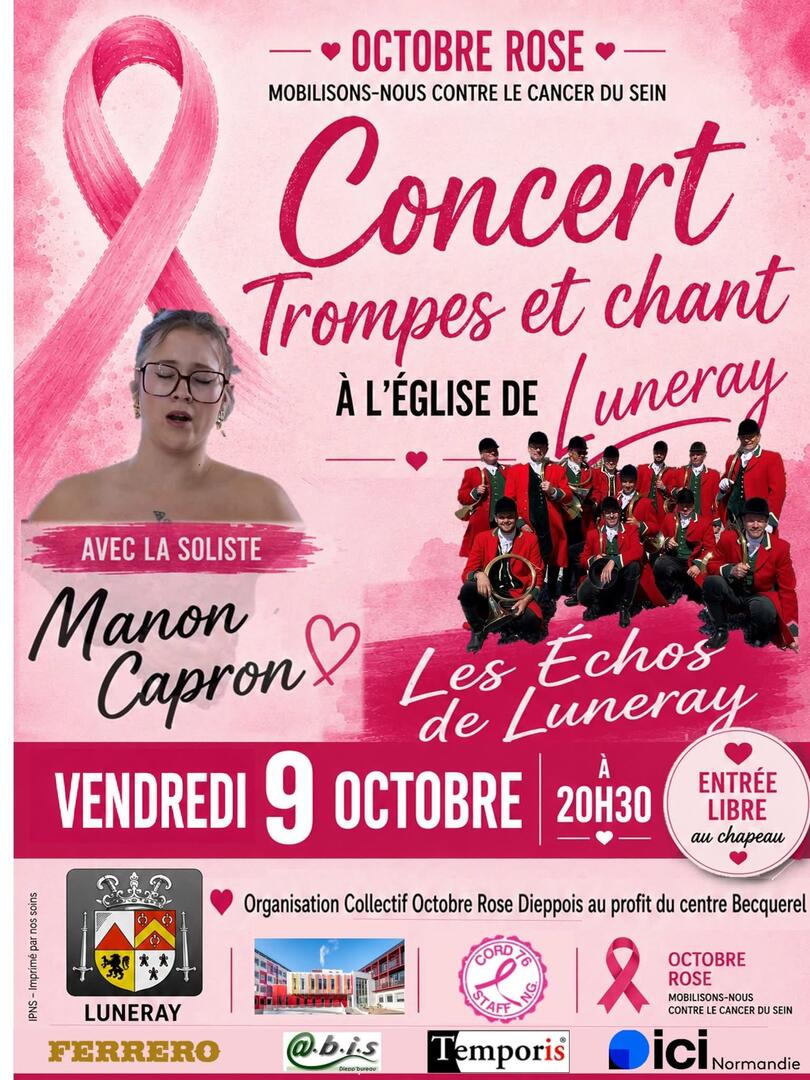 Concert Luneray Pctobre Rose Echos