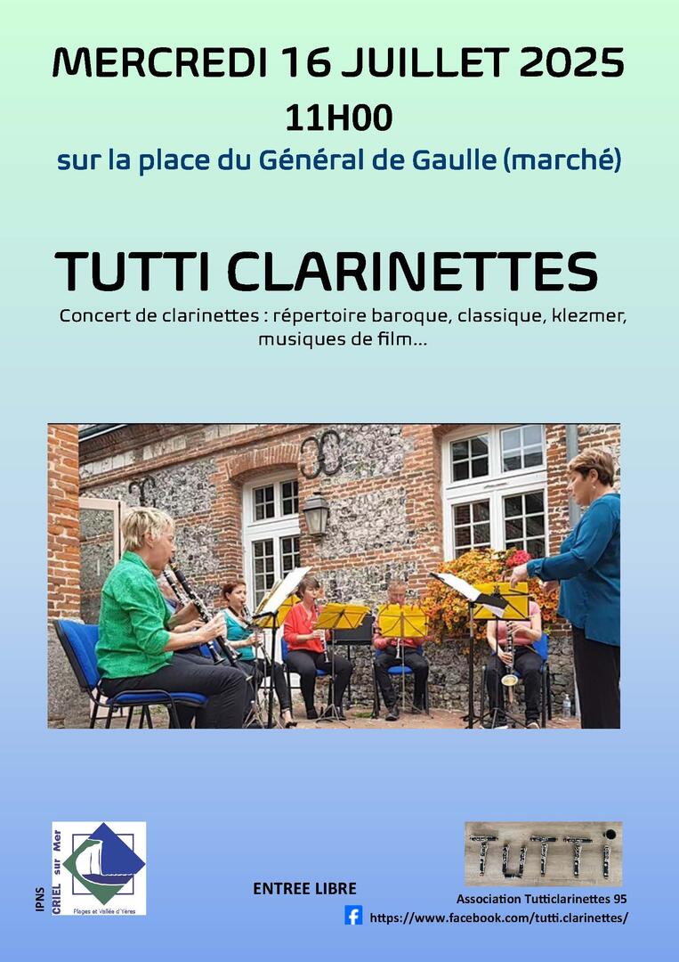 Concert Tutti Clarinettes