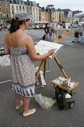 Peintres dans la ville