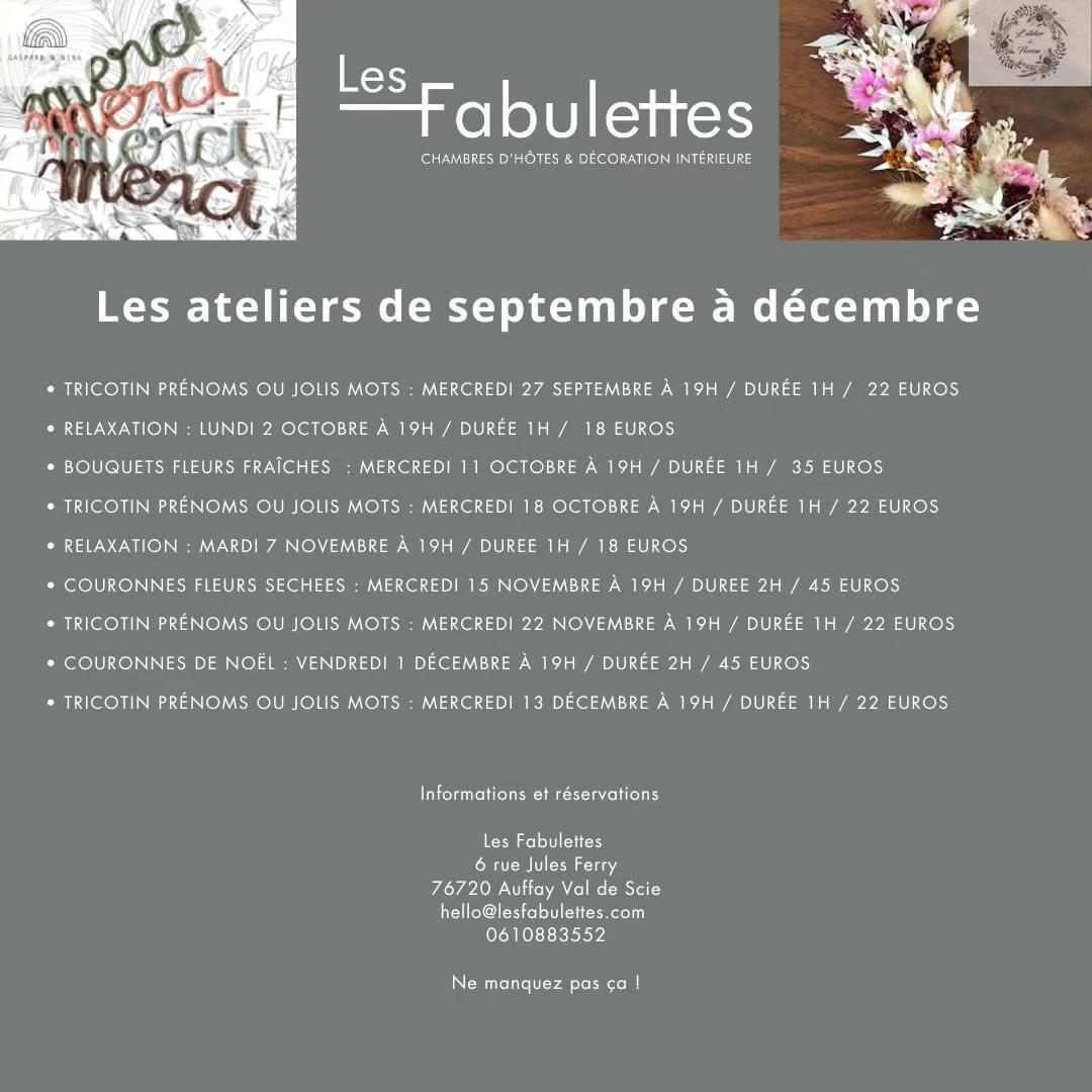 Fabulettes 3eme trimestre 2023