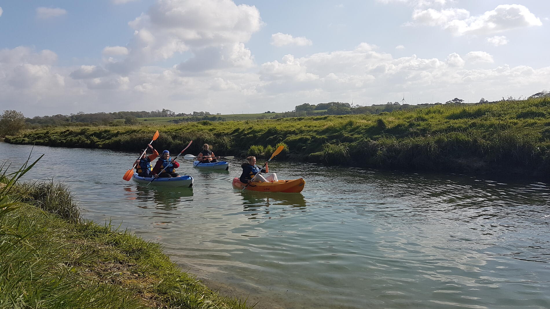 Descente en Kayak sur la Saâne entre Longueil et Quiberville