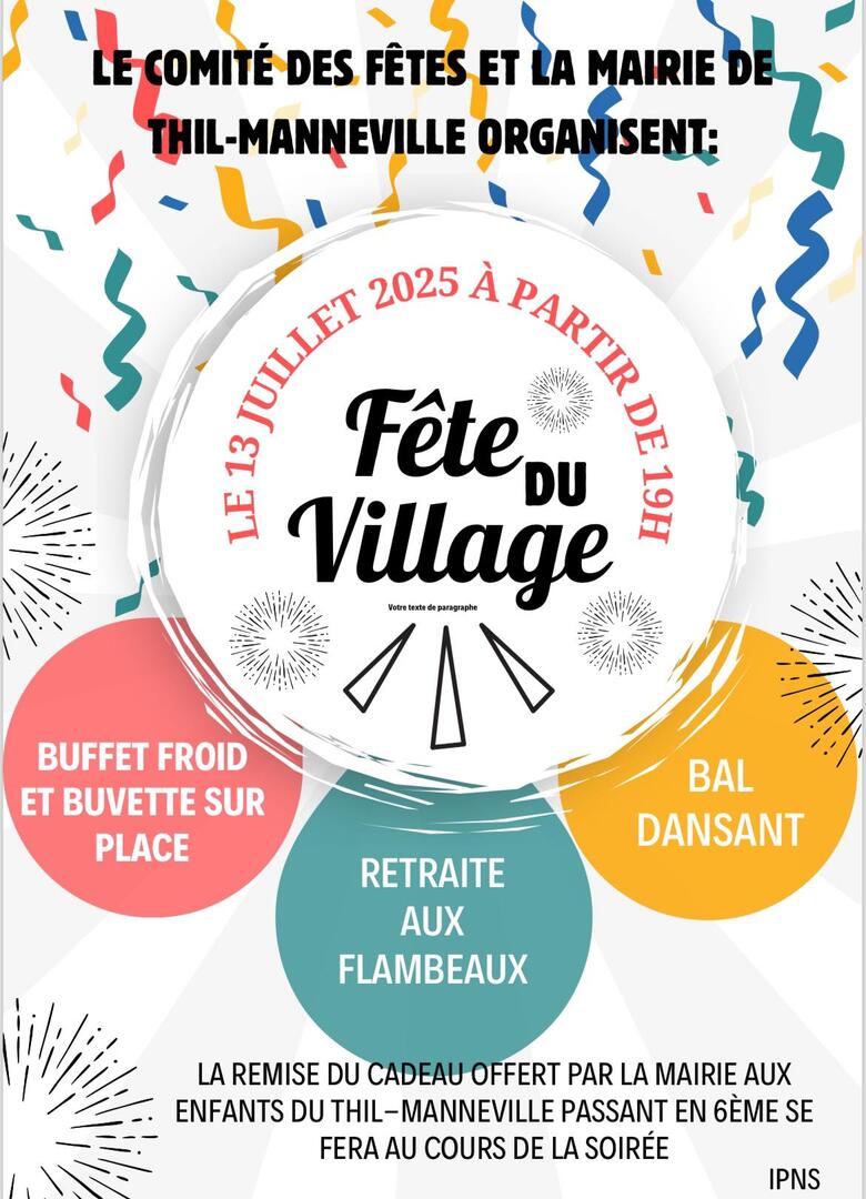Fete du village Thil 2025