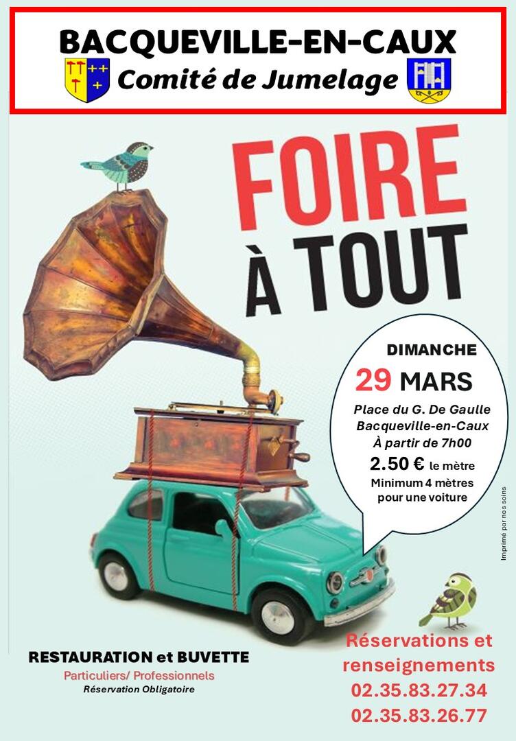 Foire à Tout 29 mars 26