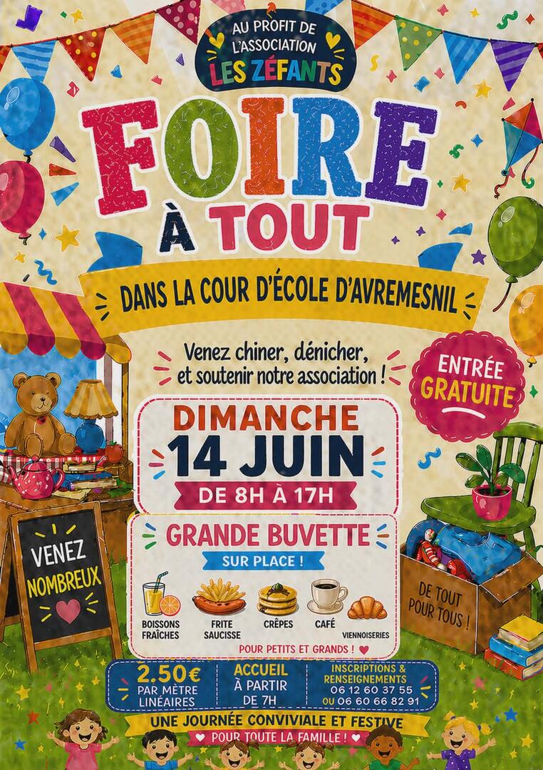 Foire à tout Avrmesnil 14.06.26
