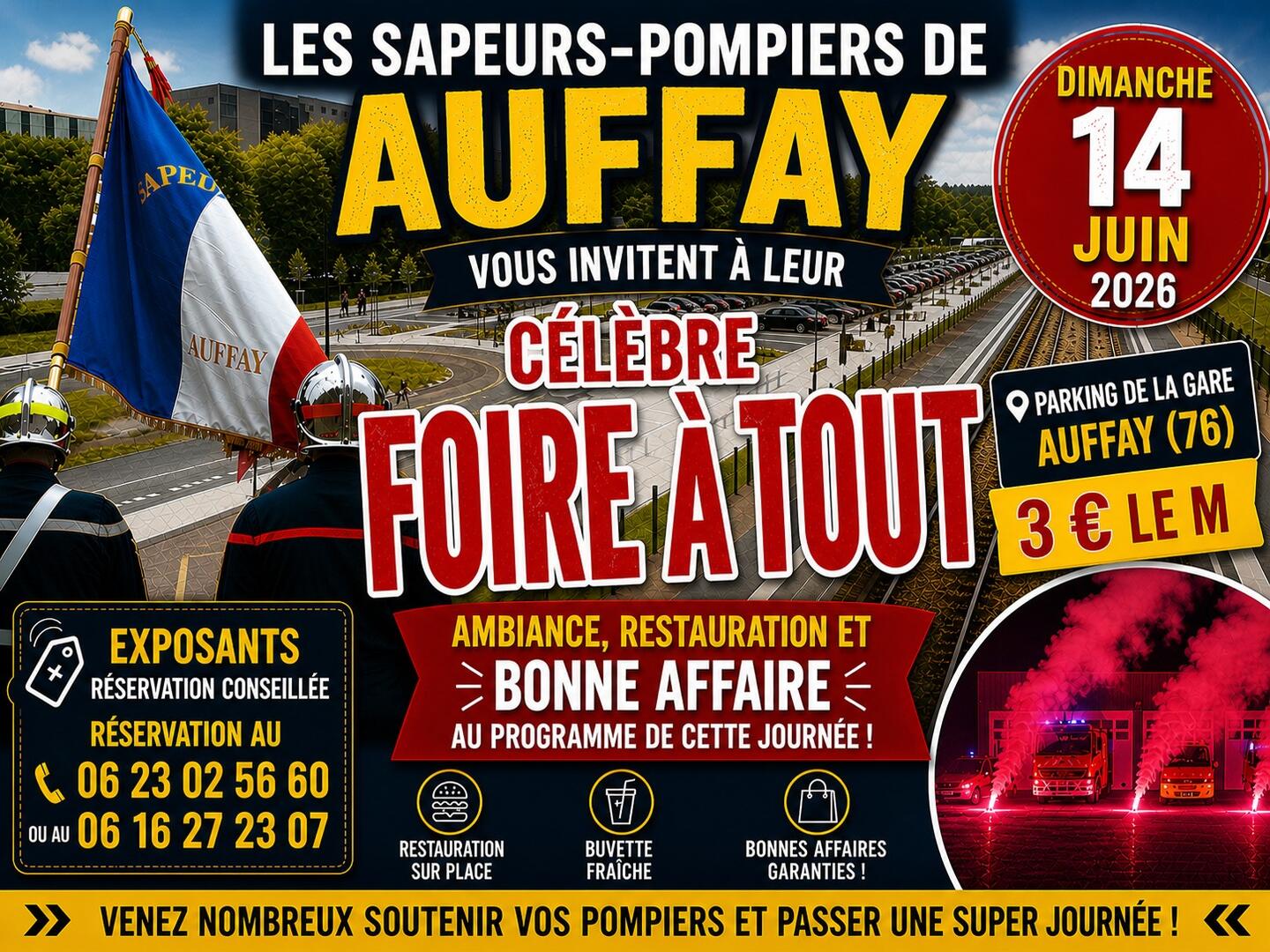 Foire à tout Sapeur Pompiers Auffay