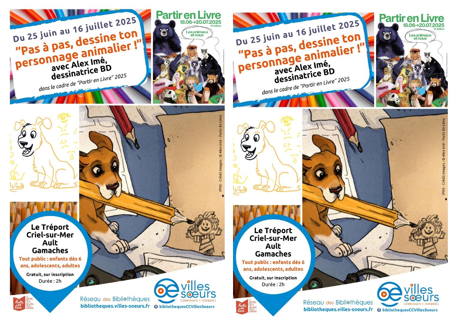 Flyer atelier dessin