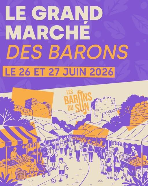 Grand marché des Barons Juin 26