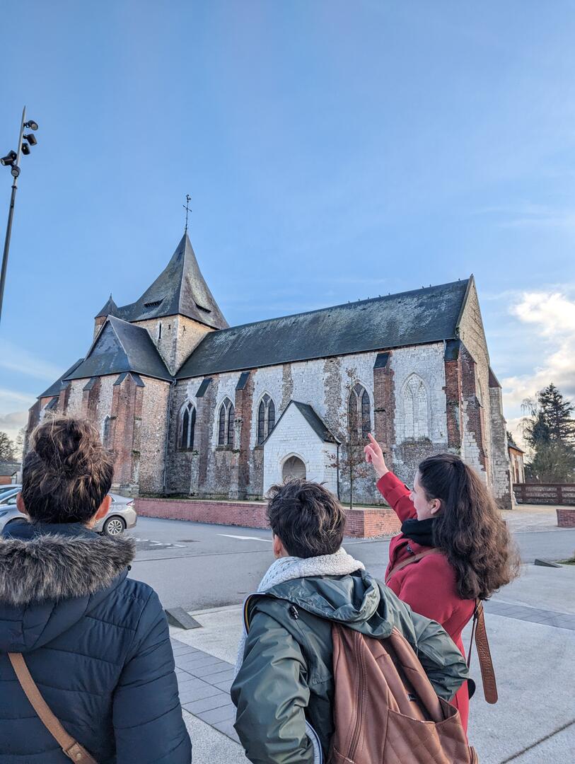 Visite guidée à Saint-Nicolas d'Aliermont