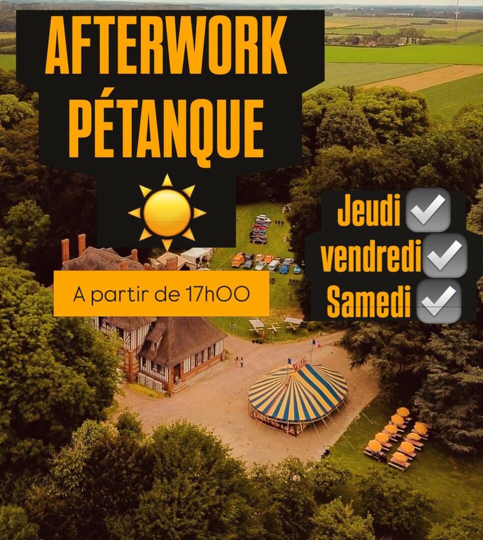 Pétanque afterwork au manoir