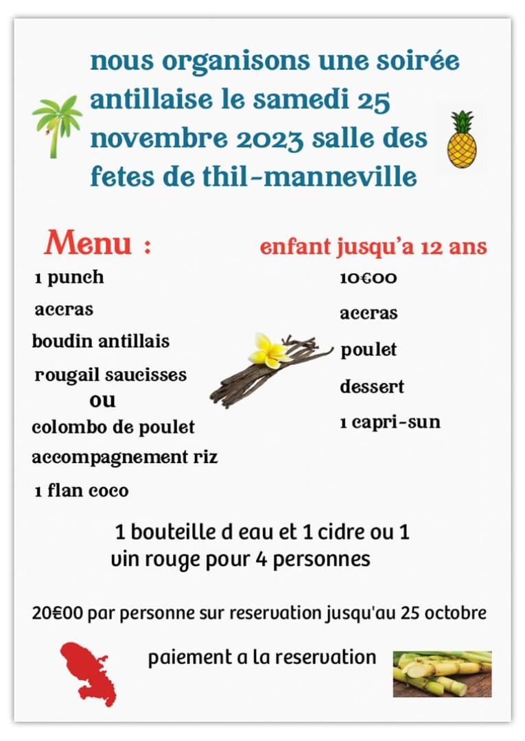 Soirée antillaise