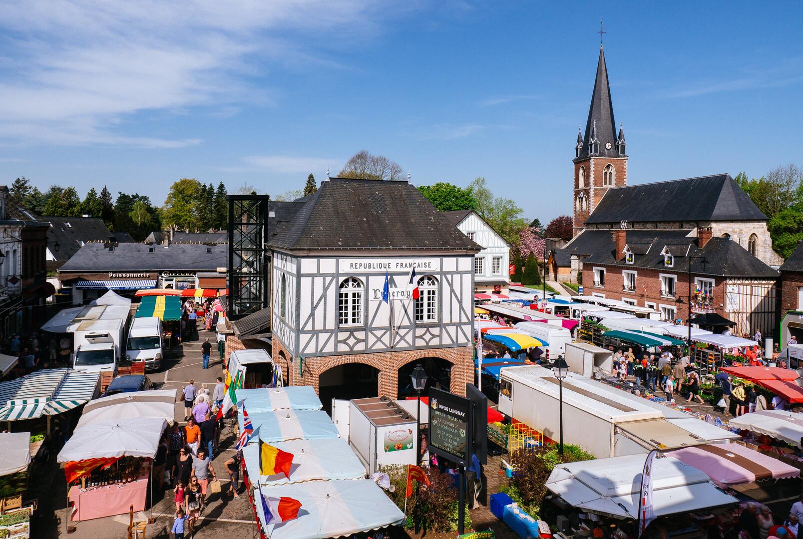 Marché de Luneray