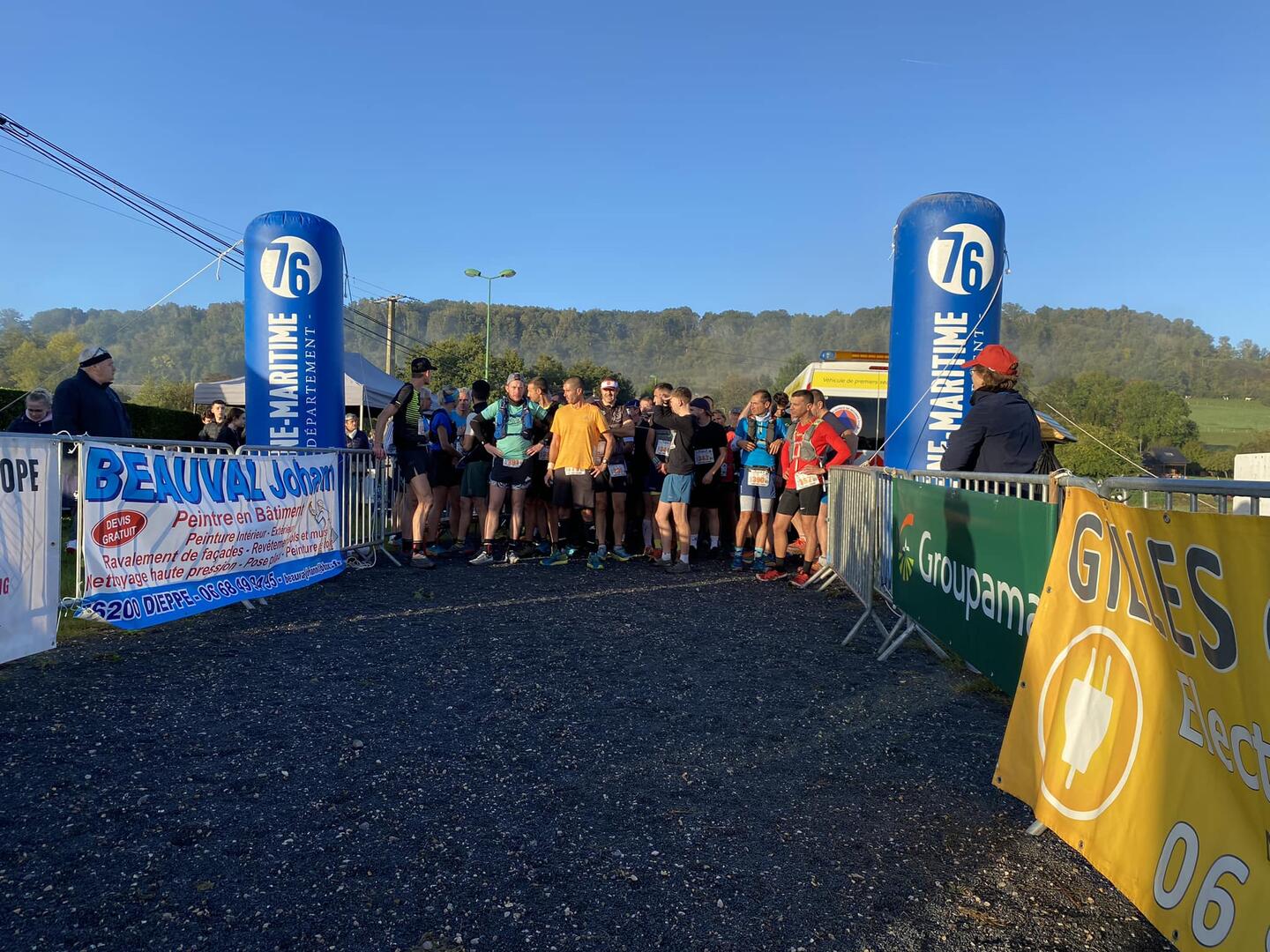 Trail étangs 2023 photo départ