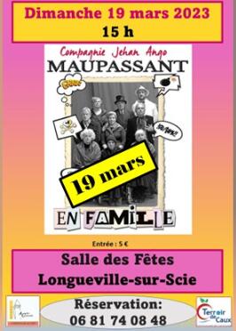 Théâtre Longueville 19 mars en famille