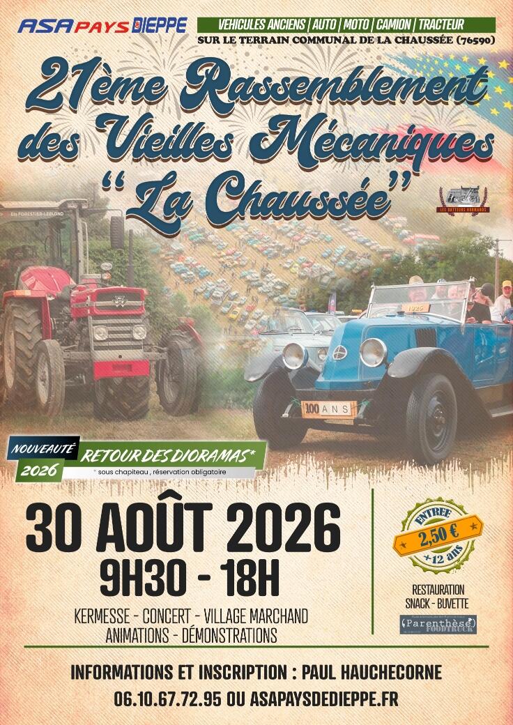 Vieilles mécaniques La Chaussée 2026
