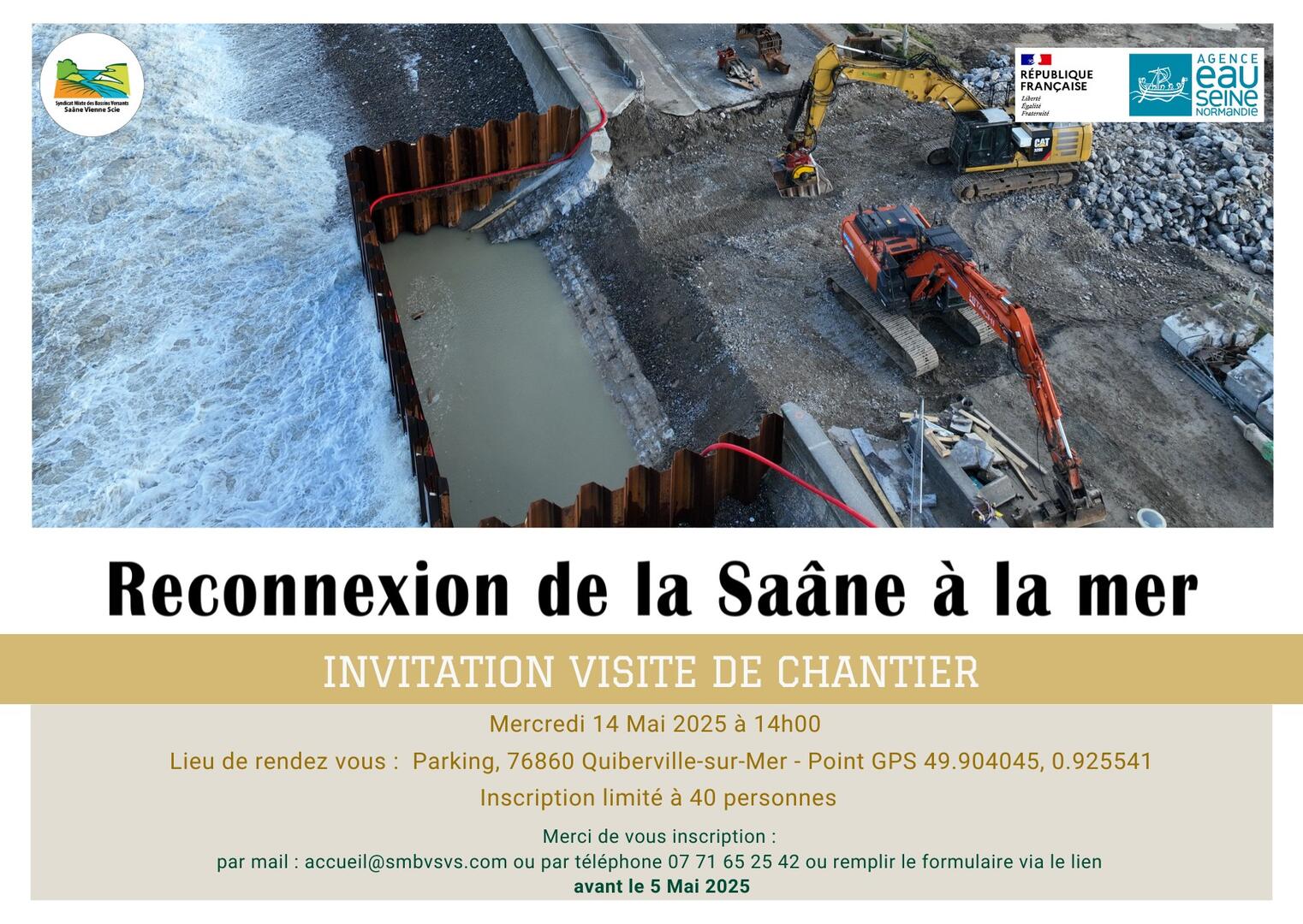 Visite chantier Saane mai 25