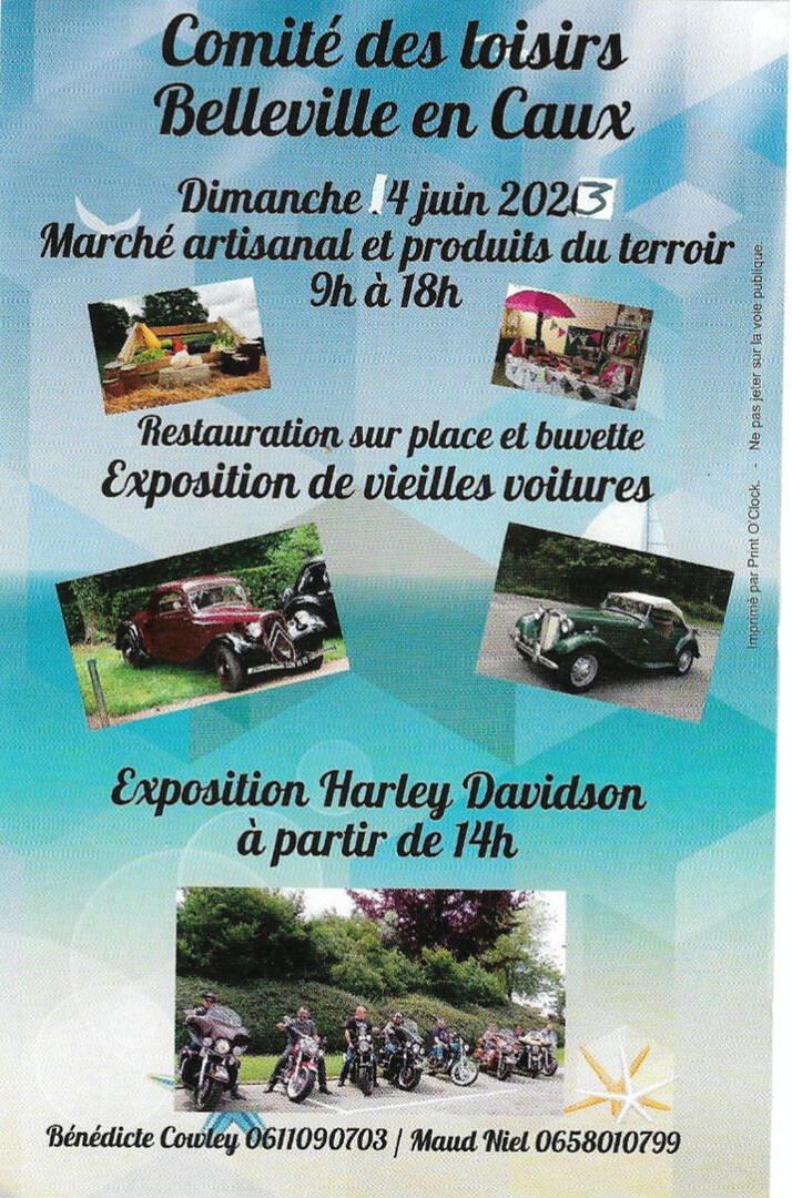 affiche marché artisanal