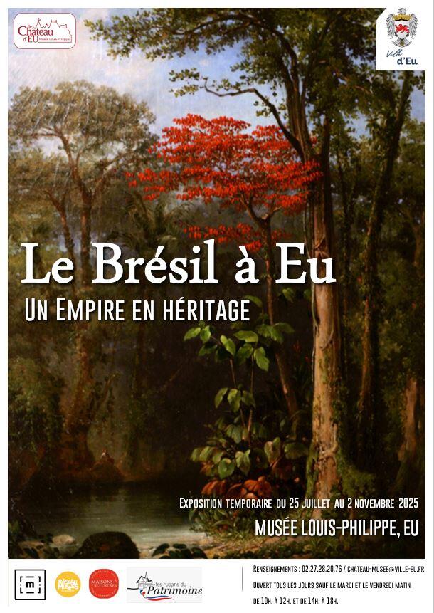 Le Brésil à Eu affiche