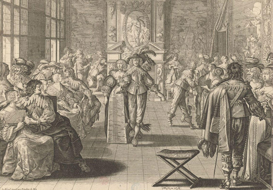 Le Bal, Arbaham Bosse, 1634