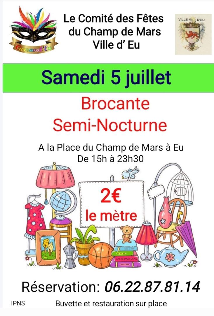 brocante semi nocturne 5 juillet