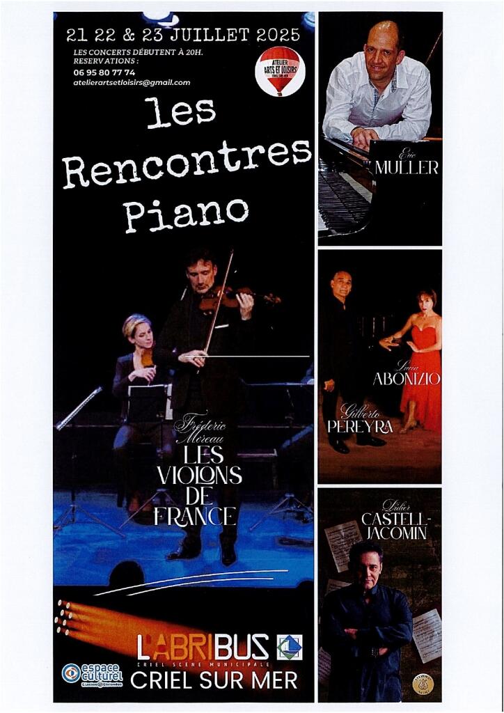 Rencontres piano 2025