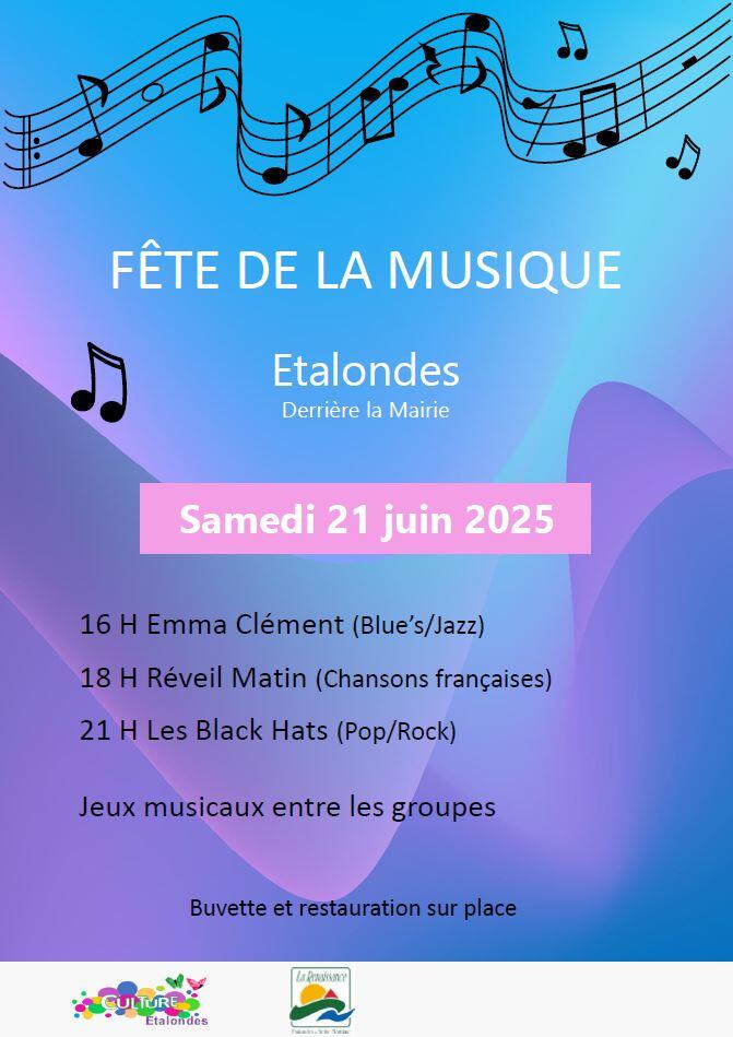 fête de la musique étalondes