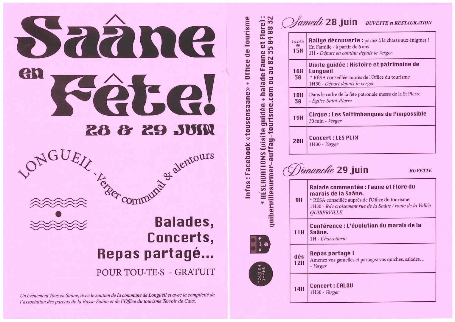 Saâne en Fête Affiche